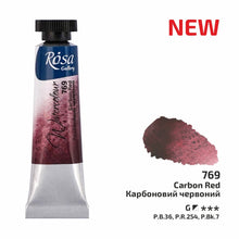 Load image into Gallery viewer, rosa-watercolour-10ml-tubes-Carbon Red 769 (new)