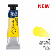 Load image into Gallery viewer, rosa-watercolour-10ml-tubes-Azo Yellow 771 (new)