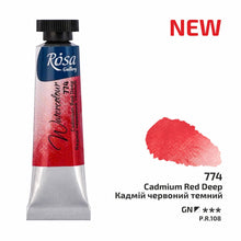 Load image into Gallery viewer, rosa-watercolour-10ml-tubes-Cadmium Red Deep 774 (new)