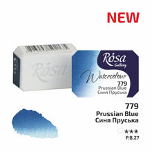 Load image into Gallery viewer, Rosa Full Pan Watercolours -Prussian Blue