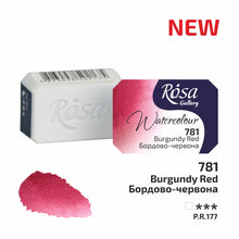 Load image into Gallery viewer, Rosa Full Pan Watercolours -Burgundy Red