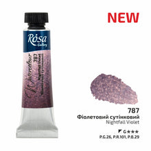 Load image into Gallery viewer, rosa-watercolour-10ml-tubes-Nightfall Violet 787