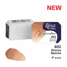 Load image into Gallery viewer, Rosa Full Pan Watercolours -Bronze 802