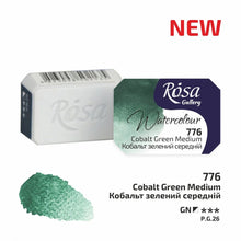 Load image into Gallery viewer, Rosa Full Pan Watercolours -Cobalt Green Medium (new)