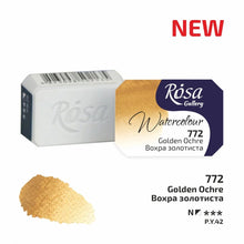 Load image into Gallery viewer, Rosa Full Pan Watercolours -Golden Ochre (new)
