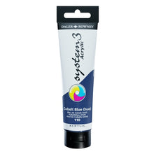 Load image into Gallery viewer, Daler Rowney System 3 Acrylic 59ml - Cobalt Blue Hue - Paint
