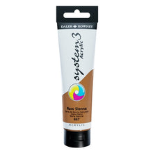 Load image into Gallery viewer, Daler Rowney System 3 Acrylic 59ml - Raw Sienna - Paint
