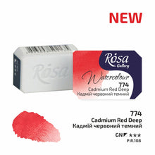 Load image into Gallery viewer, Rosa Full Pan Watercolours -Cadmium Red Deep (new)