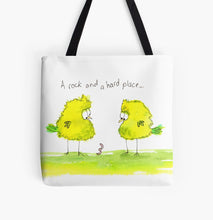Load image into Gallery viewer, Tote Bags - Rock and a Hard Place