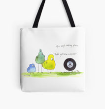 Load image into Gallery viewer, Tote Bags - Vinyl Resting Place Bag
