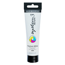 Load image into Gallery viewer, Daler Rowney System 3 Acrylic 150ml - Titanium White - Paint