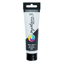 Load image into Gallery viewer, Daler Rowney System 3 Acrylic 150ml - Mars Black - Paint
