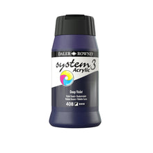 Load image into Gallery viewer, Daler Rowney System 3 Acrylic 500ml - Deep Violet - Paint