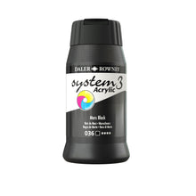 Load image into Gallery viewer, Daler Rowney System 3 Acrylic 500ml - Mars Black - Paint
