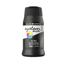 Load image into Gallery viewer, Daler Rowney System 3 Acrylic 500ml - Mars Black - Paint
