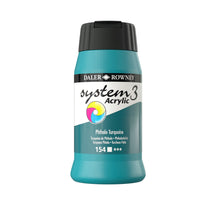 Load image into Gallery viewer, Daler Rowney System 3 Acrylic 500ml - Phthalo Turquoise -
