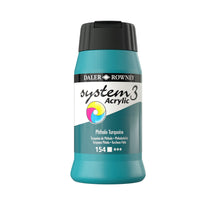 Load image into Gallery viewer, Daler Rowney System 3 Acrylic 500ml - Phthalo Turquoise -
