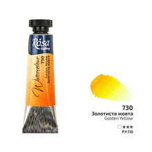 Load image into Gallery viewer, rosa-watercolour-10ml-tubes-Golden Yellow 730