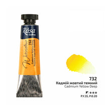 Load image into Gallery viewer, rosa-watercolour-10ml-tubes-Cadmium Yellow Deep 732
