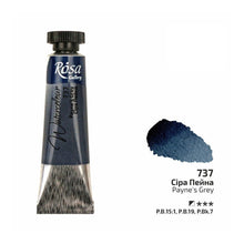 Load image into Gallery viewer, rosa-watercolour-10ml-tubes-Payne's Grey 737