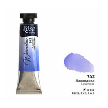 Load image into Gallery viewer, rosa-watercolour-10ml-tubes-Lavender 742
