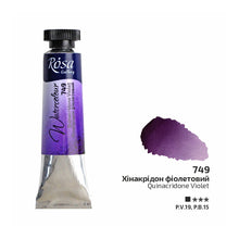 Load image into Gallery viewer, rosa-watercolour-10ml-tubes-Quinacridone Violet 749