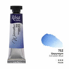 Load image into Gallery viewer, rosa-watercolour-10ml-tubes-Cerulean Blue 752