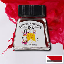 Load image into Gallery viewer, Winsor and Newton Drawing Ink - 14ml / Carmine

