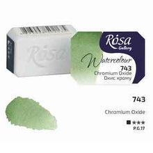 Load image into Gallery viewer, Rosa Full Pan Watercolours - Chromium Oxide