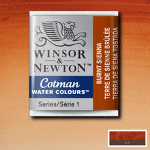 Load image into Gallery viewer, Cotman Watercolours - Burnt Sienna / Half Pans