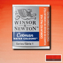 Load image into Gallery viewer, Cotman Watercolours - Cadmium Red Pale Hue / Half Pans