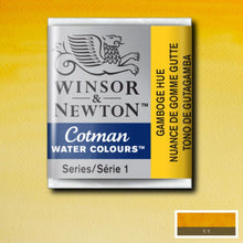Load image into Gallery viewer, Cotman Watercolours - Gamboge Hue / Half Pans