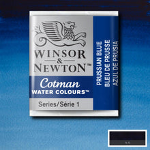 Load image into Gallery viewer, Cotman Watercolours - Prussian Blue / Half Pans