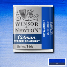 Load image into Gallery viewer, Cotman Watercolours - Ultramarine / Half Pans
