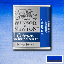 Load image into Gallery viewer, Cotman Watercolours - Ultramarine / Half Pans