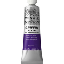 Load image into Gallery viewer, Winsor and Newton Griffin Alkyd Oil Paints - 37ml / Dioxazine Purple