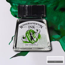 Load image into Gallery viewer, Winsor and Newton Drawing Ink - 14ml / Emerald
