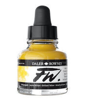 Load image into Gallery viewer, Daler Rowney FW Acrylic Ink - 29.5ml / Brilliant Yellow