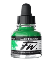 Load image into Gallery viewer, Daler Rowney FW Acrylic Ink - 29.5ml / Emerald Green