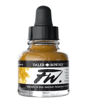 Load image into Gallery viewer, Daler Rowney FW Acrylic Ink - 29.5ml / Gold Imit