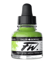 Load image into Gallery viewer, Daler Rowney FW Acrylic Ink - 29.5ml / Light Green