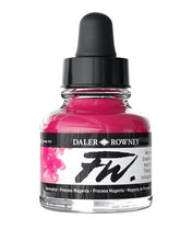 Load image into Gallery viewer, Daler Rowney FW Acrylic Ink - 29.5ml / Process Magenta
