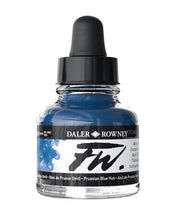 Load image into Gallery viewer, Daler Rowney FW Acrylic Ink - 29.5ml / Prussian Blue Hue
