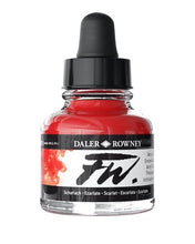 Load image into Gallery viewer, Daler Rowney FW Acrylic Ink - 29.5ml / Scarlet