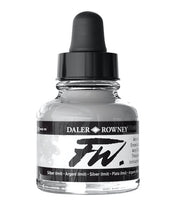 Load image into Gallery viewer, Daler Rowney FW Acrylic Ink - 29.5ml / Silver Imit
