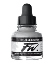 Load image into Gallery viewer, Daler Rowney FW Acrylic Ink - 29.5ml / Silver Imit