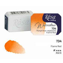 Load image into Gallery viewer, Rosa Full Pan Watercolours - Flame Red
