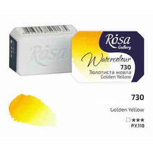 Load image into Gallery viewer, Rosa Full Pan Watercolours - Golden Yellow
