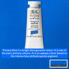 Load image into Gallery viewer, Winsor and Newton Designers Gouache - 14ml / Primary Blue
