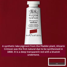 Load image into Gallery viewer, Winsor and Newton Designers Gouache - 14ml / Alizarin Crimson